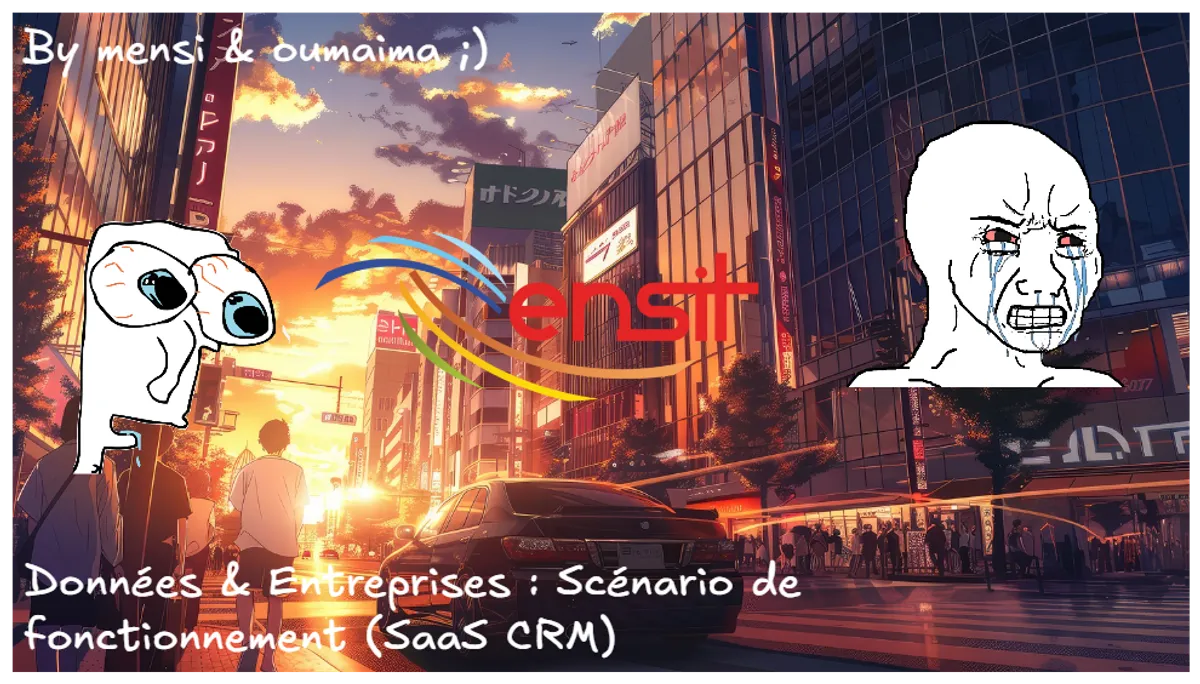 Données & Entreprises : Scénario de fonctionnement (SaaS CRM)